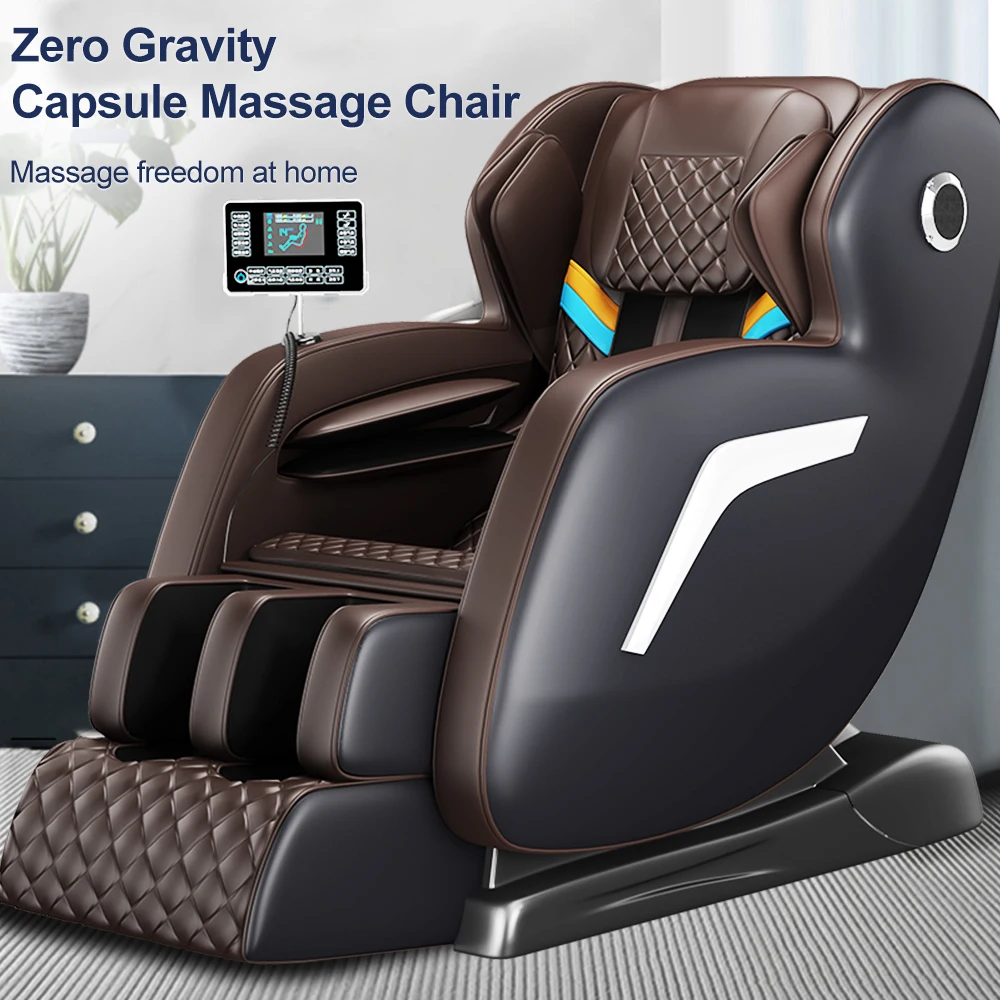 

AoSDSi Luxury Shiatsu Zero Gravity Massager Chair SL Track 4D Body Massager Chair Touch Massage Chair