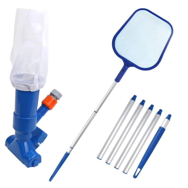 

Pool Vacuum Cleaner,Pool Vacuum Head And Skimmer Net Set,For Above Ground Pool Inground Pool Spa Pond EU Plug
