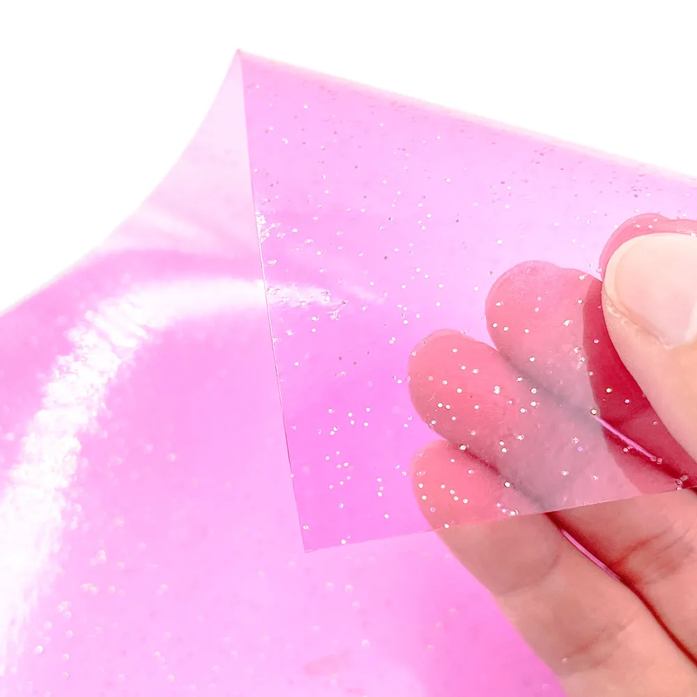 Прозрачный Блестящий Винил Из Синтетической Кожи 1/4 Дюйма X 47 Дюймов