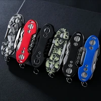 swiss fold army edc folding knife pocket army knives multi tool stainless steel 91mm hunting outdoor