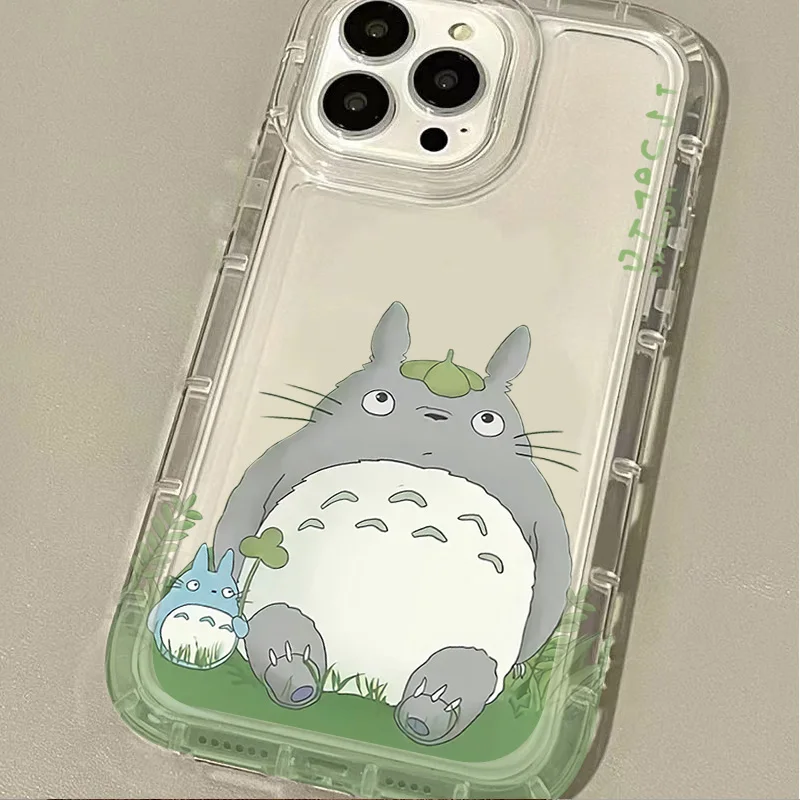 Cartoon Lovely T-TotoroS Soft Case for Xiaomi Redmi Note 13 12 Pro Plus 5G 4G 12S 11 11S 10 10S 9 9S 8 12C 10C Clear Cover