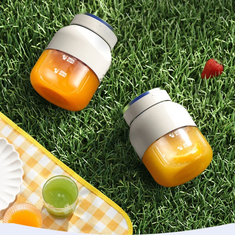 

Mini Electric Juicer Cup Wireless Outdoor Portable 800ml Squeezer Blender 10 blade Juicing Bucket Fresh Fruit Juice Extractor
