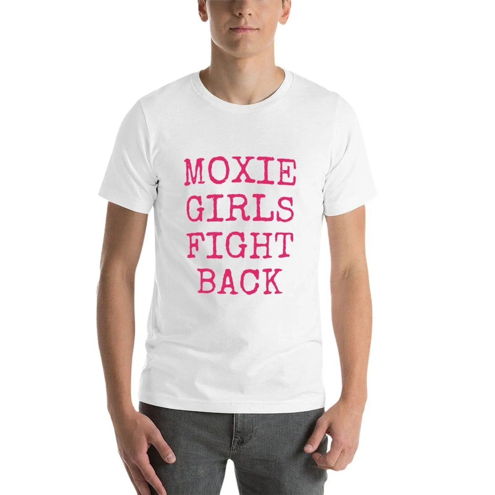 Фото Футболка Moxie Girls Fight Back с простым графическим дизайном №3