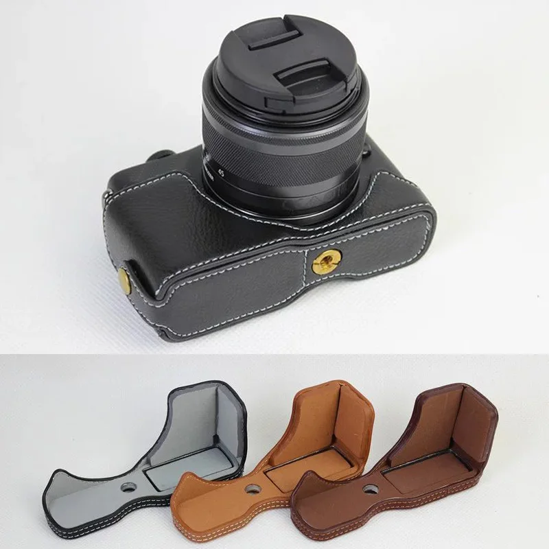 

Чехол из натуральной кожи для камеры Canon Eos M10 M100 M200
