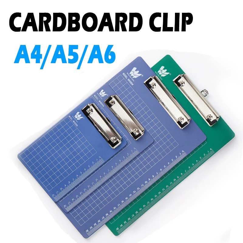

File Board A4 Cardboard Clip Hanging Writing Pad bill Note Hanging Point Menu Plastic Writing Board Clip