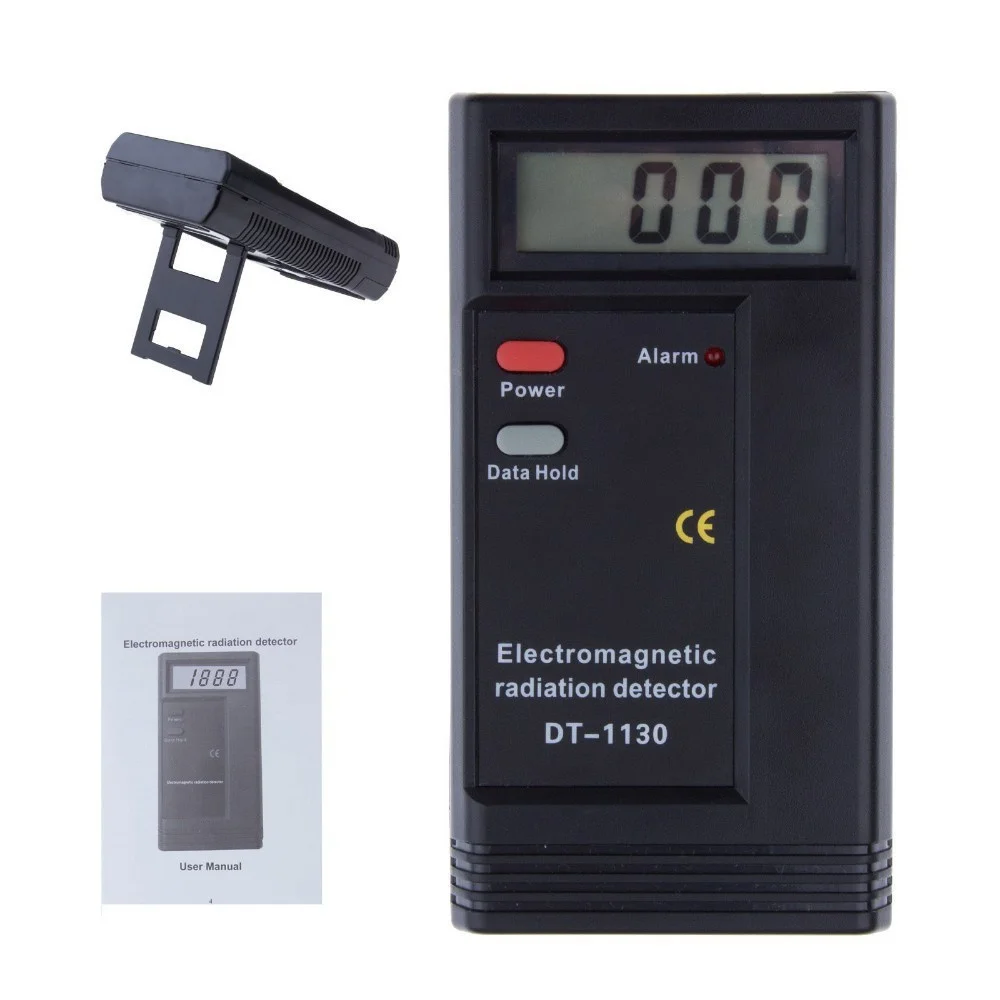 

DT-1130 LCD Electronic Electromagnetic Radiation Detector Smart Digital EMF Radiation Detector Meter Rechargeable Handheld