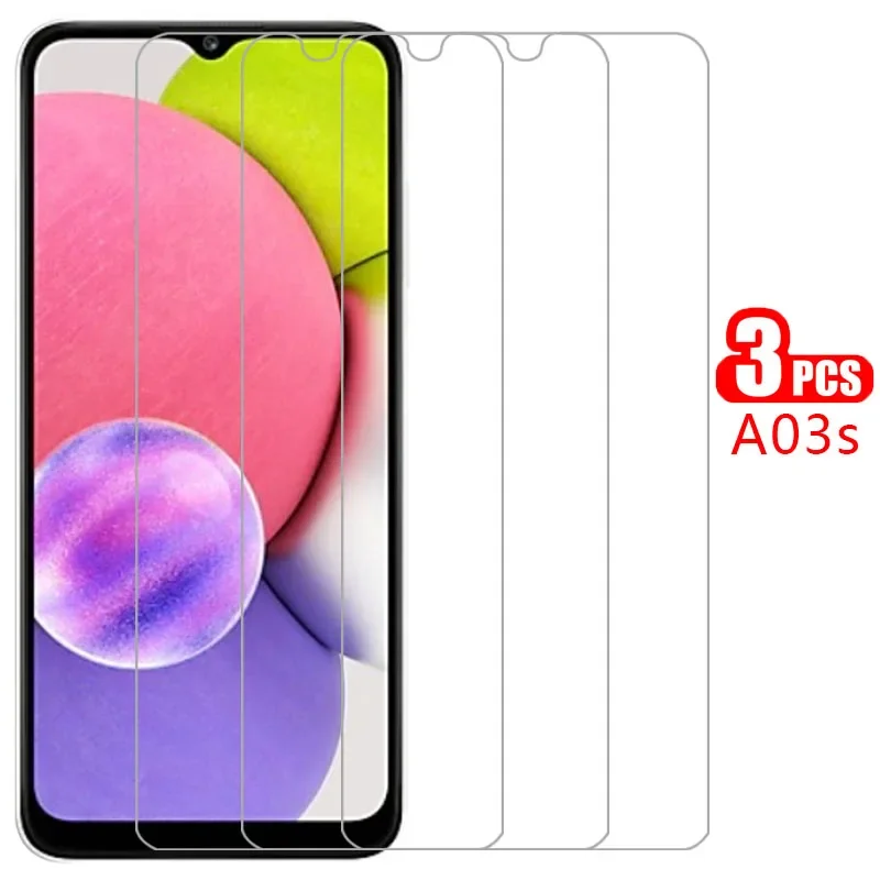 Защитное закаленное стекло для samsung a03s защитная пленка экрана galaxy a 03s a03 s samsun samsumg