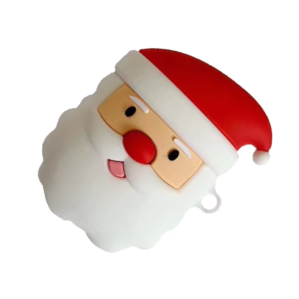 

Earphone Case Wireless Cover Christmas Pouch Headset Protector Santa Claus Presents Ear Bud Decoration Holder