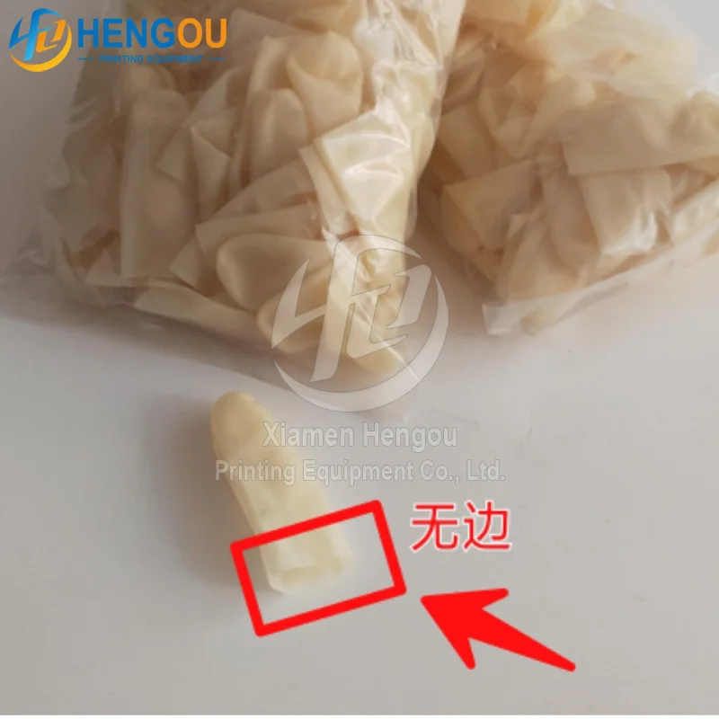 

Offset Printing Press Finger Sleeves Non-slip Finger Sleeves Hemp Surface Latex Finger Sleeves