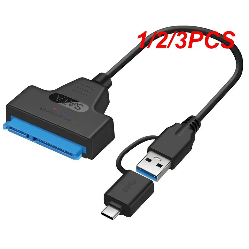 

1/2/3 шт. C SATA 3 кабель адаптер Sata к USB 3,0 кабель до 6 Гбит/с Поддержка 2,5 дюйма внешний SSD HDD жесткий диск 22 Pin Sata III