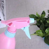 water sprayer watering can with handy spray nozzle 500ml cleaning empty flowers garden hand pressure pinkblue