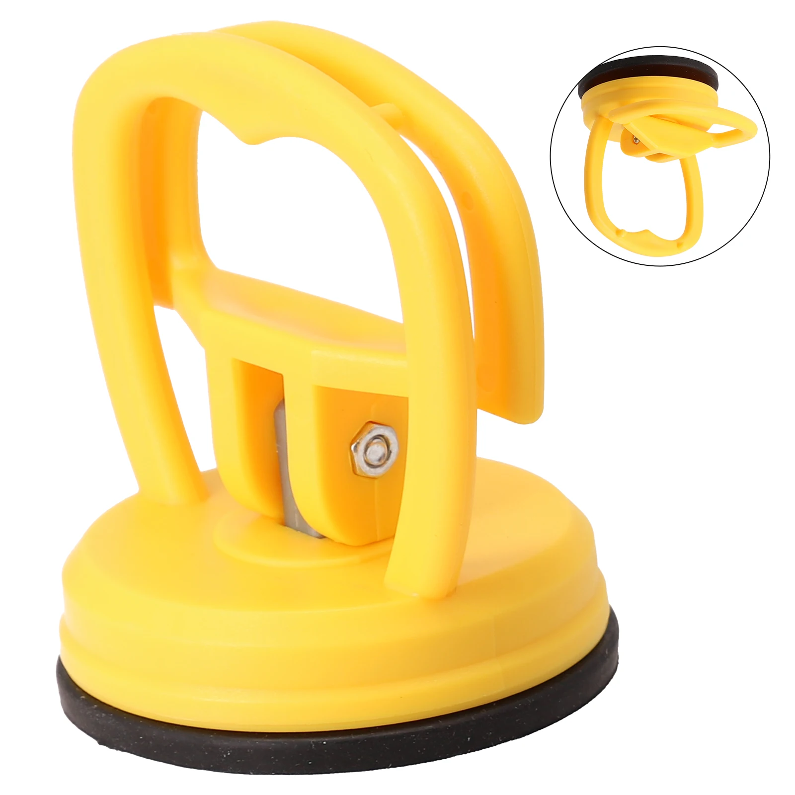 

1pc Car Bodywork Dent Repair Puller Pull Panel Ding Remover Sucker ABS Plastic Rubber Suction Cup Yellow/Orange/Green 65*62mm