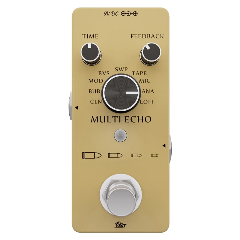 

ISET MULTI ECHO Guitar Pedal Acoustic Pedal For Electric Guitar BASS True Bypass