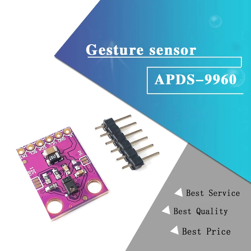 1 шт. DIY Mall RGB датчик жестов APDS-9960 ADPS 9960 для arduino I2C интерфейс 3 В приближения цветной