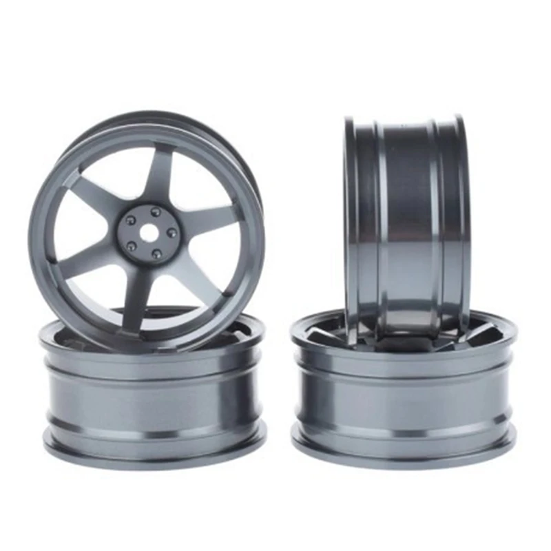 

4Pcs 6 Spoke 52MM Wheel Rims For RC 1/10 On-Road Drift Traxxas HSP Tamiya HPI Kyosho Redcat SAKURA NEW ENRON