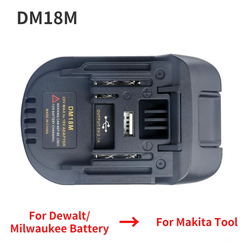 Power Tool Adapter DM18M etc. Converter For Dewalt 18V Li-ion Battery for Makita Milwaukee Bosch Ryobi enlarge