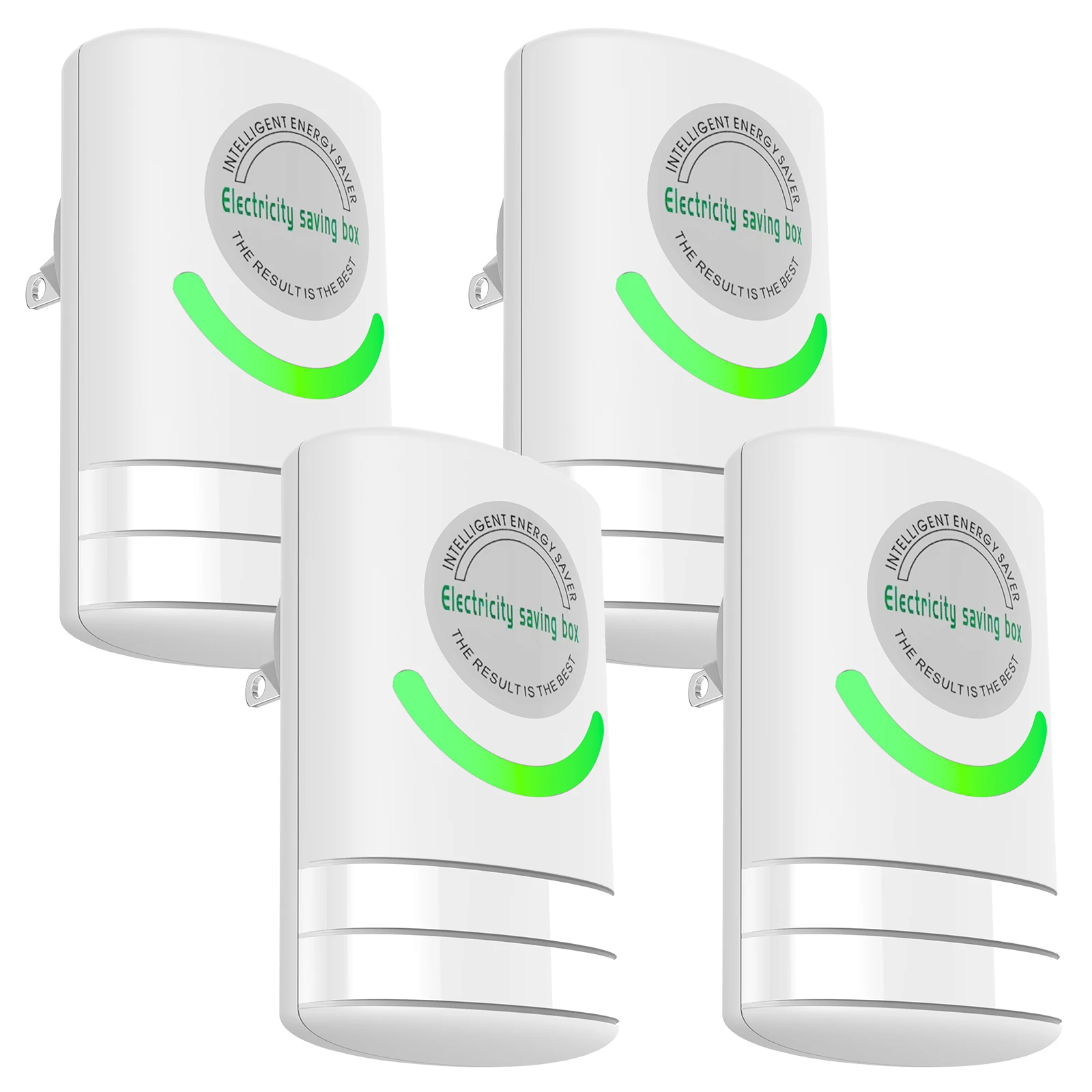 

4Pcs Power Saver 90V-250V Electric Energy Saver US Standard Household Safe Electricity Saving Box Smart Portable Power Saving