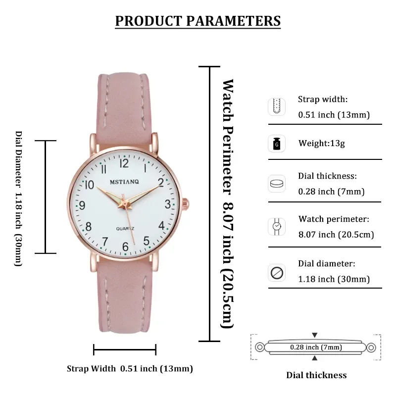 New Watch Women Fashion Casual Leather Belt Watches Simple Ladies' Small Dial Quartz Clock Dress Wristwatches Reloj Mujer