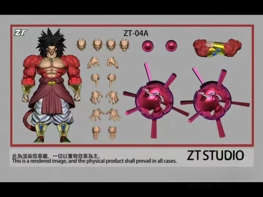 Фото Предзаказ: Коллекционные фигурки Dragon Ball ZT Studio Super Four Broly ZT04A, ZT04B, ZT04C, ZT04D – Игрушки и подарки №2