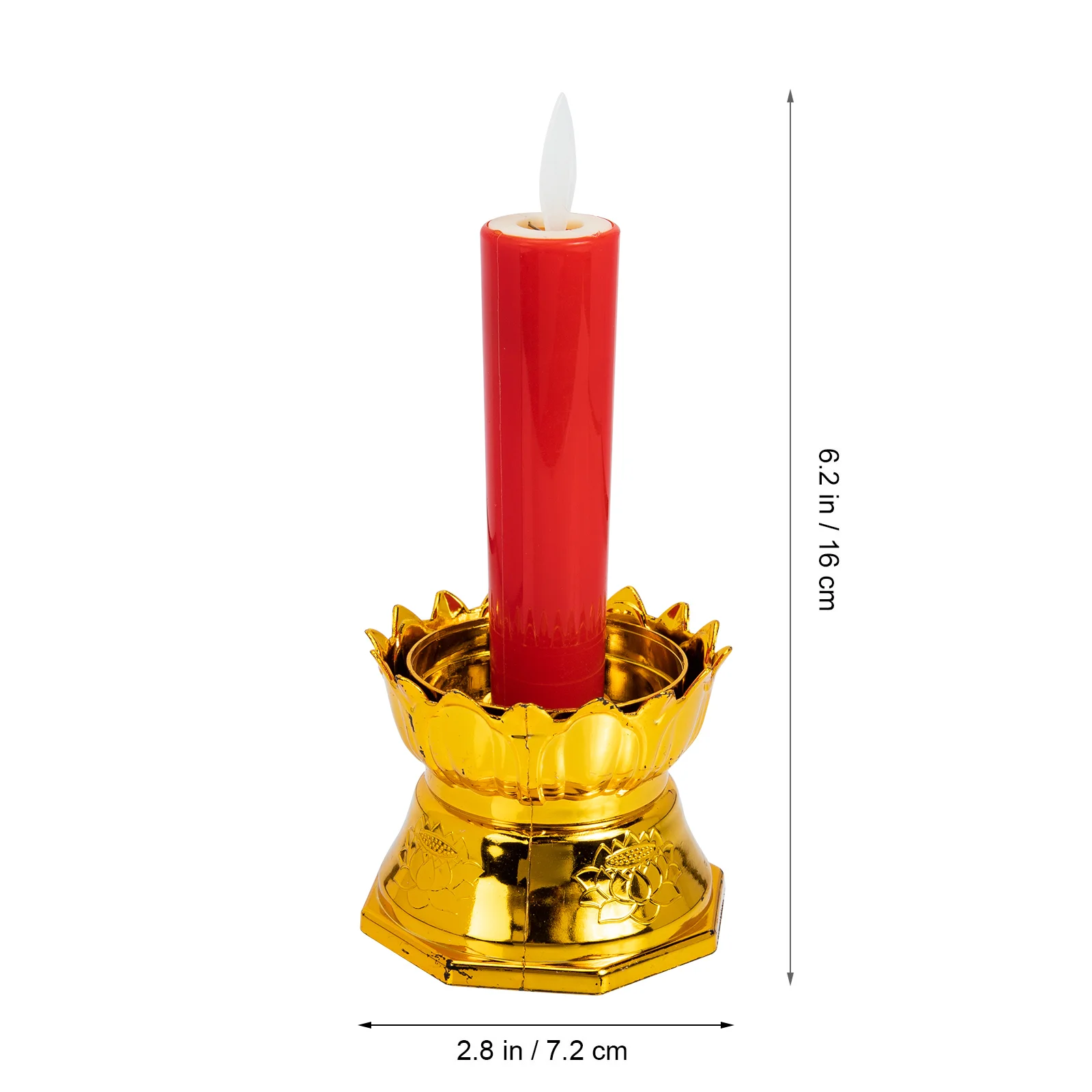 2 шт. световые свечи держатель для чайных свечей пластиковые огни лотоса