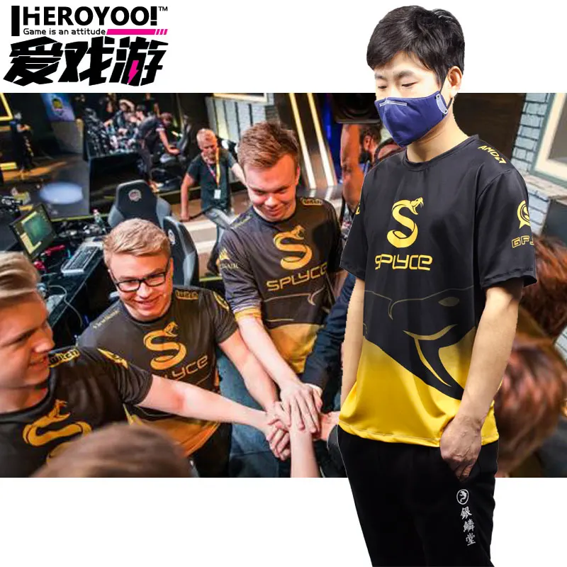 

Customized Splyce Short-sleeved New E-sports Uniform Csgo Can Be Customized ID High Quality Clothing