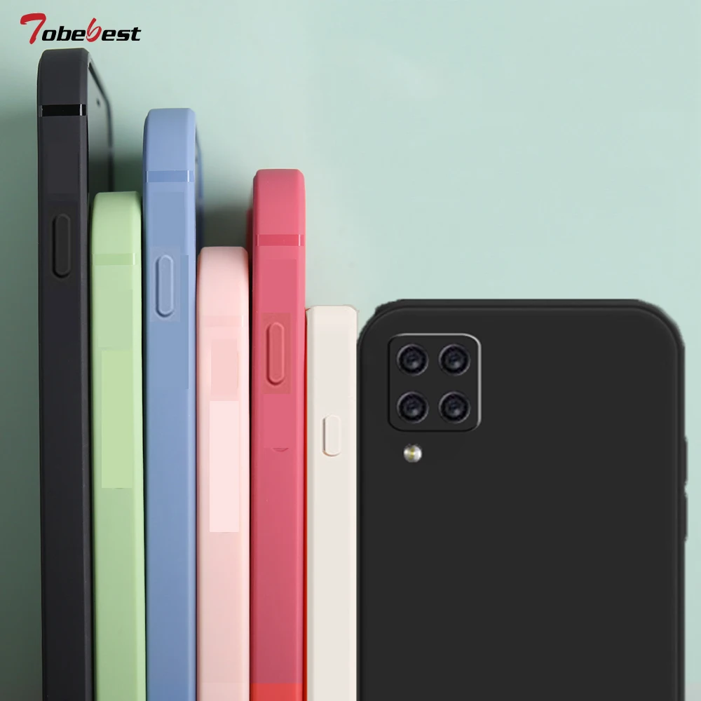 Модный силиконовый чехол с квадратной рамкой для телефона Samsung Galaxy M53 M33 M62 M52 M42 M32 M22 M12 M02 4G 5G Coque, мягкая задняя крышка