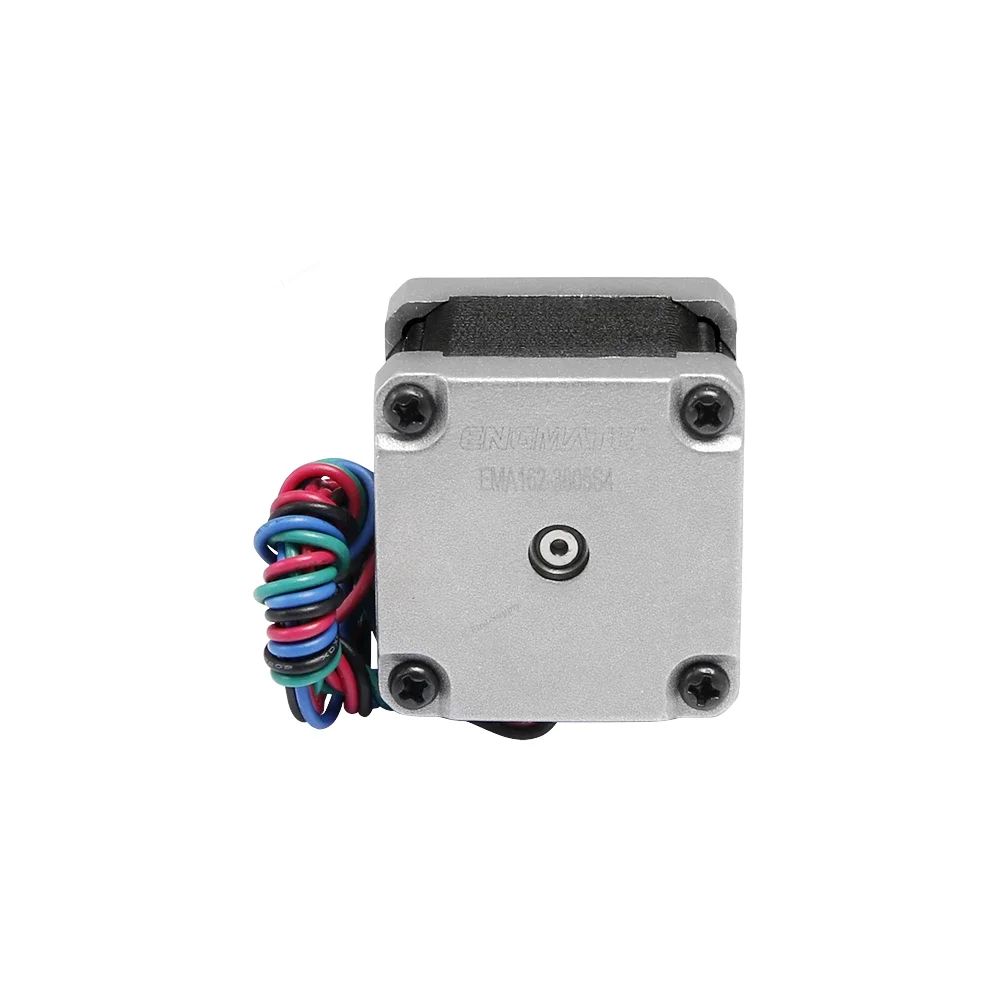 Фото Шаговый двигатель ENGMATE EMA162-3805S4 Nema 16 для ЧПУ-фрезеров, крутящий момент 40 унций-дюймов, 4-проводной, с одним валом №2