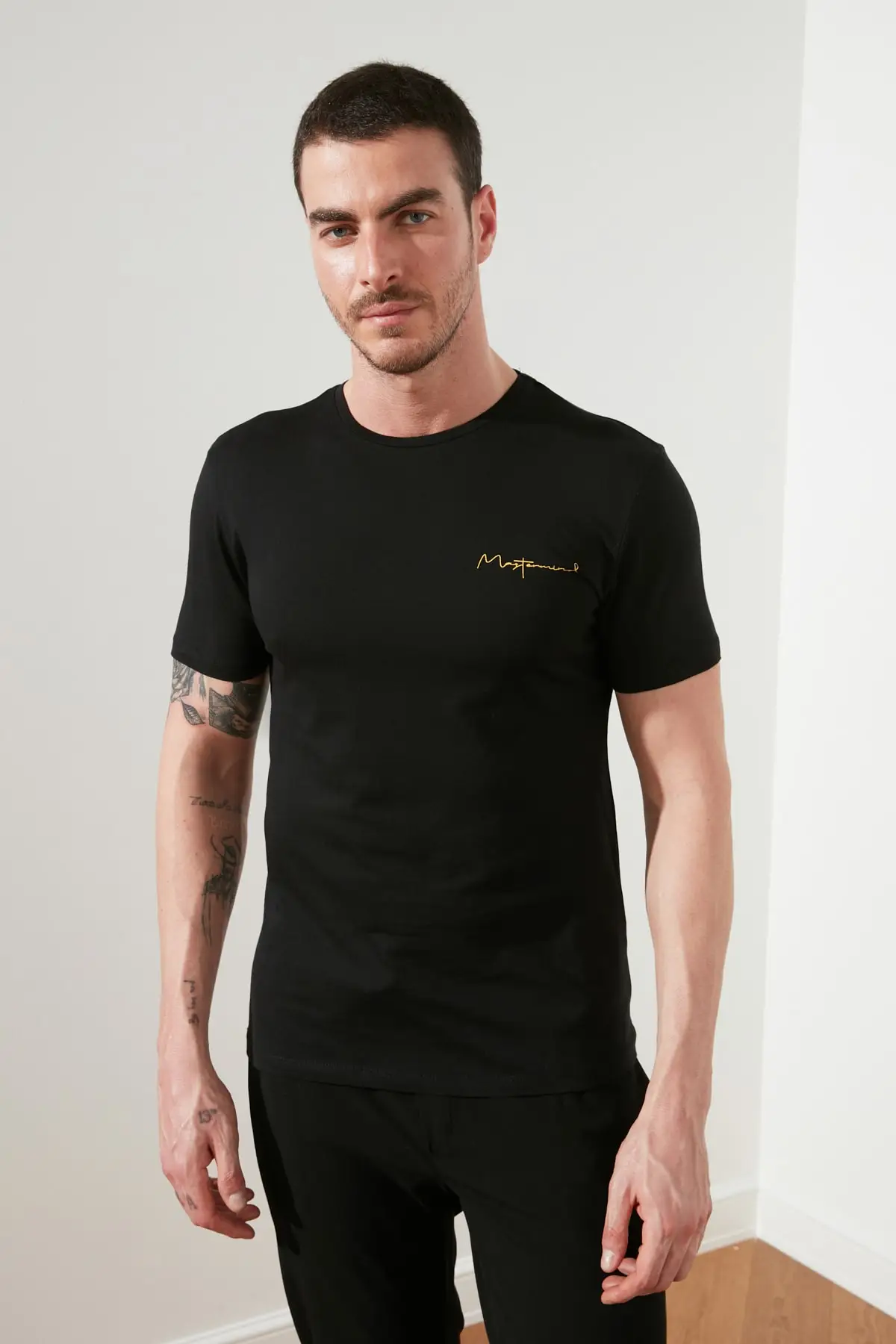 Мужская Базовая футболка Trendyol TMNSS20TS0083|Мужские футболки| |