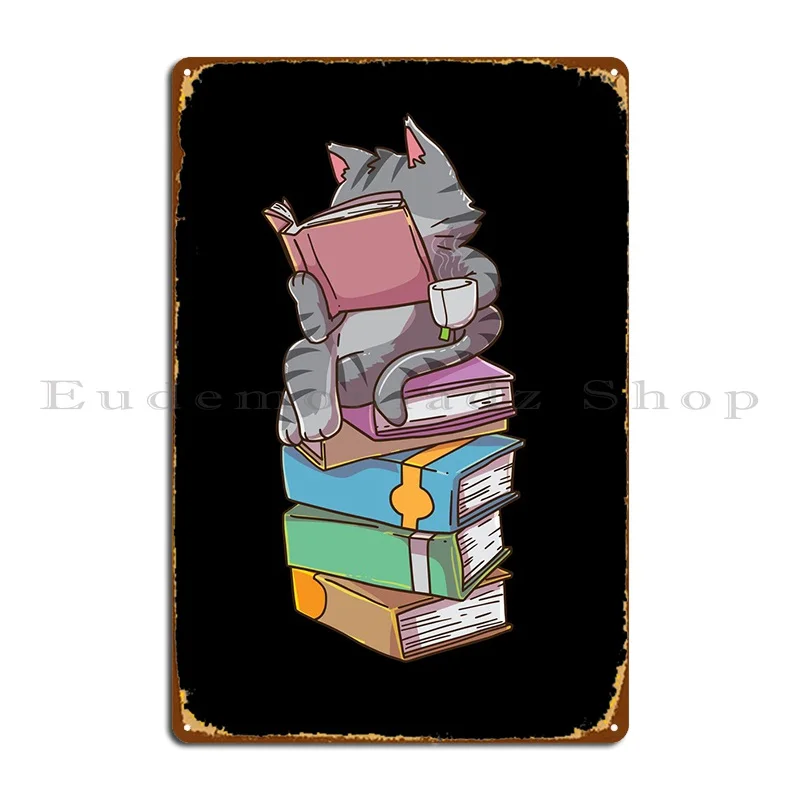 

Металлический плакат в виде книги с кошками, ретро-постер на стену для кухни и бара, Настенная роспись, жестяной плакат