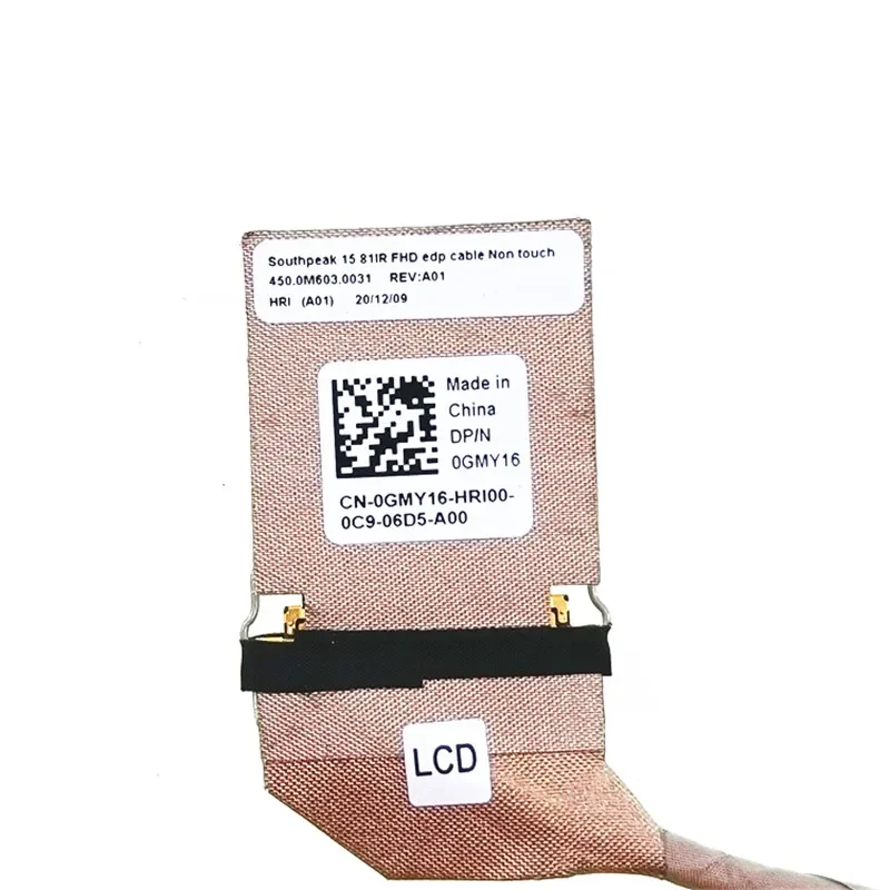 Сменный новый ЖК-кабель для ноутбука Dell Precision 3560 Latitude 5520 IR без сенсорного кабеля FHD