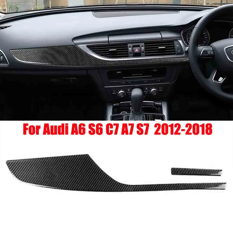 

For Audi A6 S6 C7 A7 S7 2012-2018 central control instrument panel decorative strip car interior decorative sticker