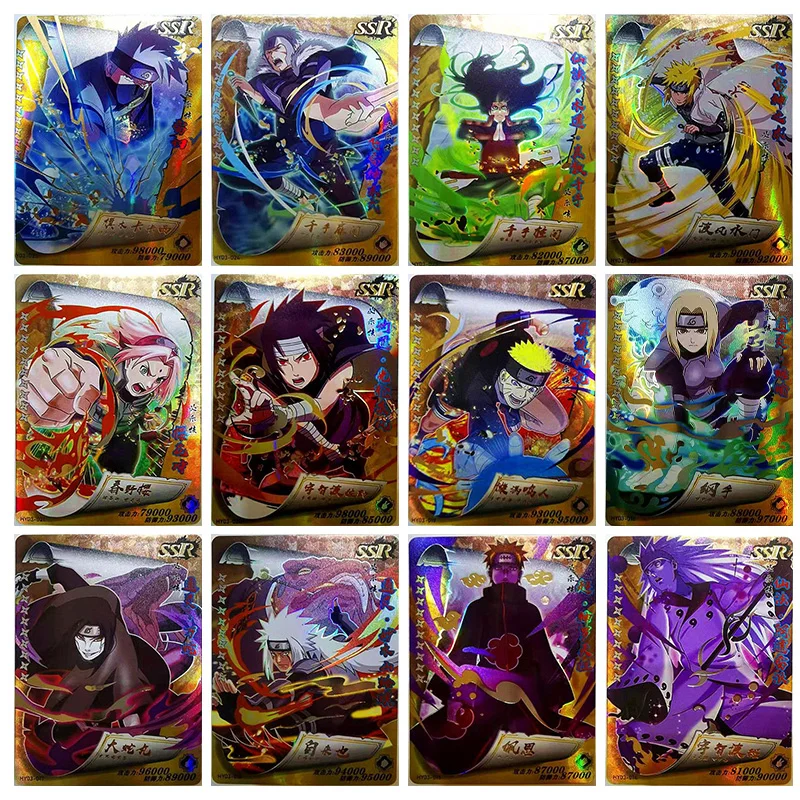 

Аниме NARUTO Kawaii SSR редкая флеш-карта Hatake Kakashi Senju Hashirama Tsunade Игрушки для мальчиков Коллекционная Открытка Подарок на день рождения