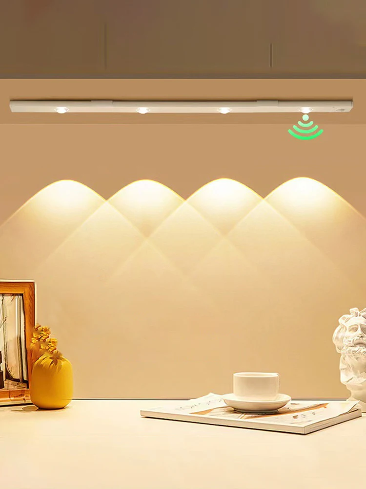 Подсветка под шкафом светодиодный светильник с датчиком движения