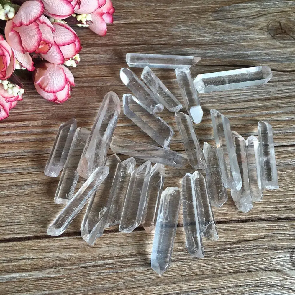 

Fashion Home Quartz Column Collectables Gemstone Crystal Wand Natural Stone Point Healing