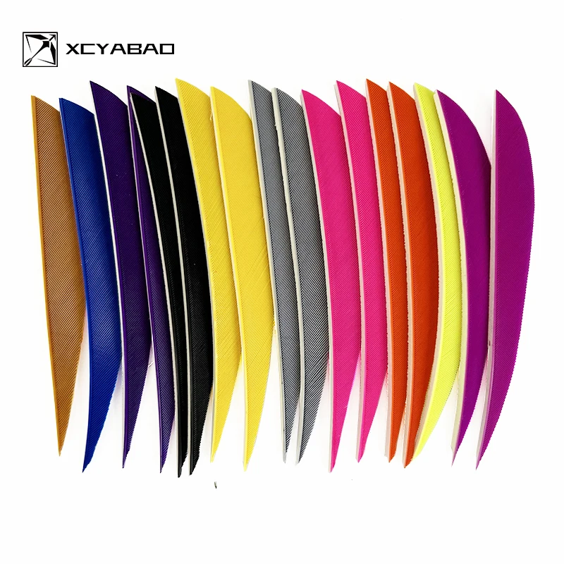 100 шт. оперения для стрельбы из лука 4 дюйма настоящие индейские перья оперение