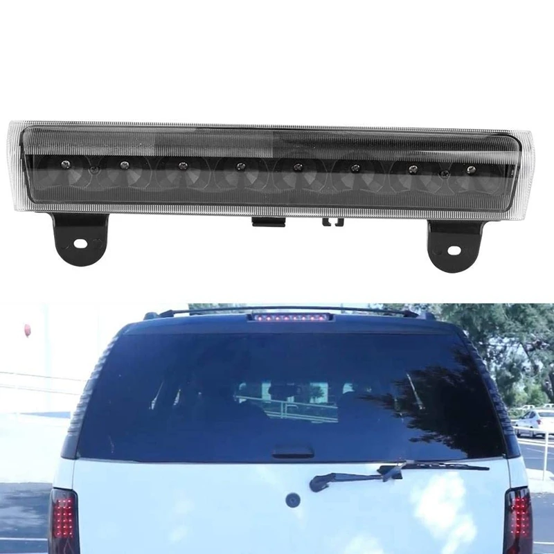 

Car LED Third Brake Light Roof Stop Lamp for Chevrolet Tahoe Suburban for GMC Yukon XL 2000-06 Black