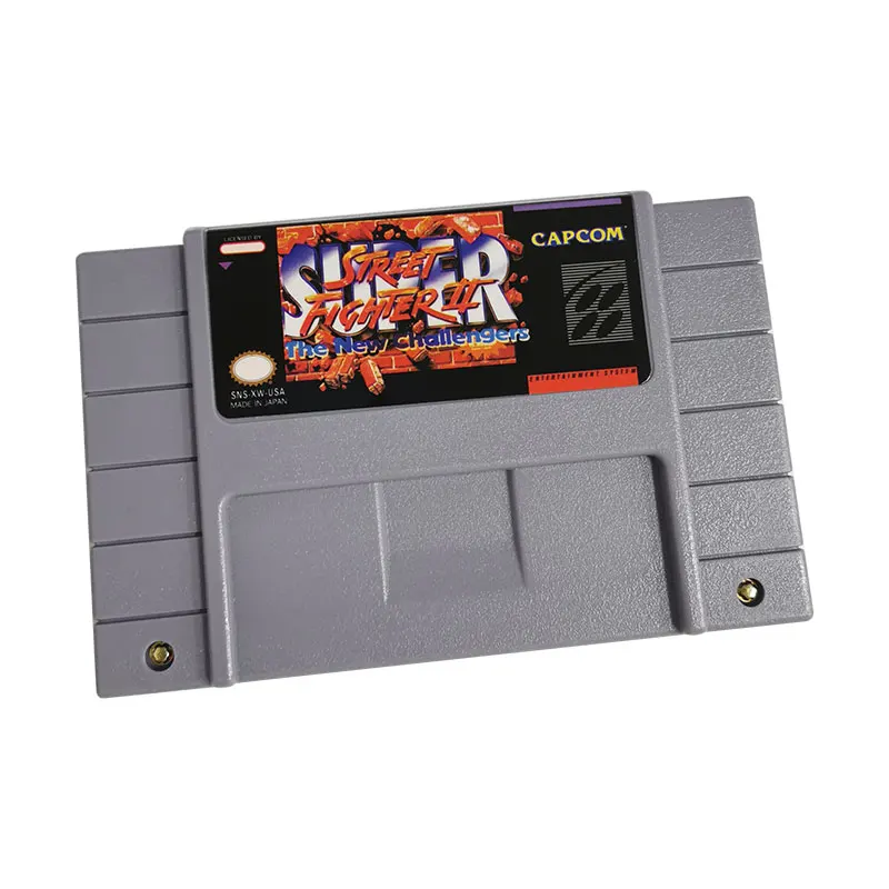 

Super SF II: The New Challengers - Super NES Games SNES Cartridge for Super Famicom SFC SNES Classic Console | US NTSC Version