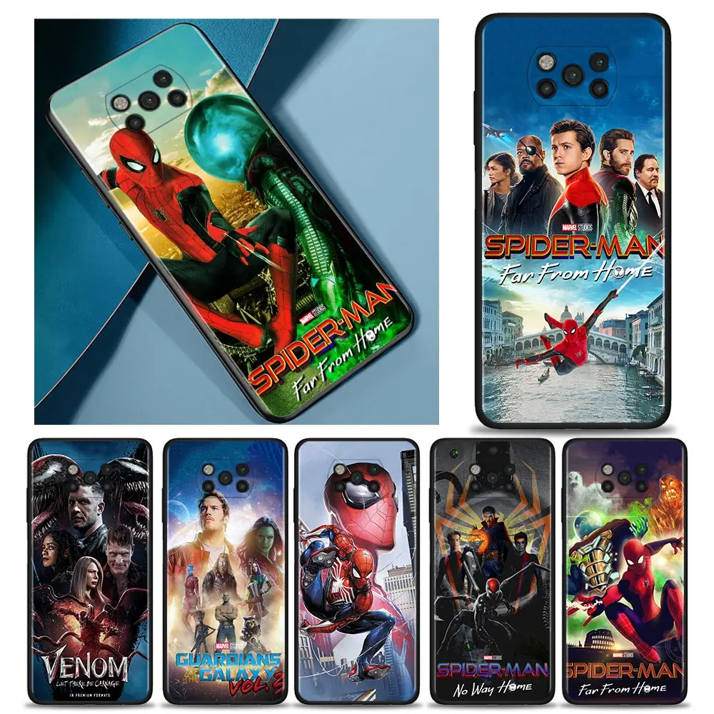 

Case For Xiaomi Poco X3 NFC F3 GT M3 M4 Pro 5G Cover Marvel Batman Spiderman Coque for Mi 12 11T 10T Pro 11 Lite 9T Note 10 Lite