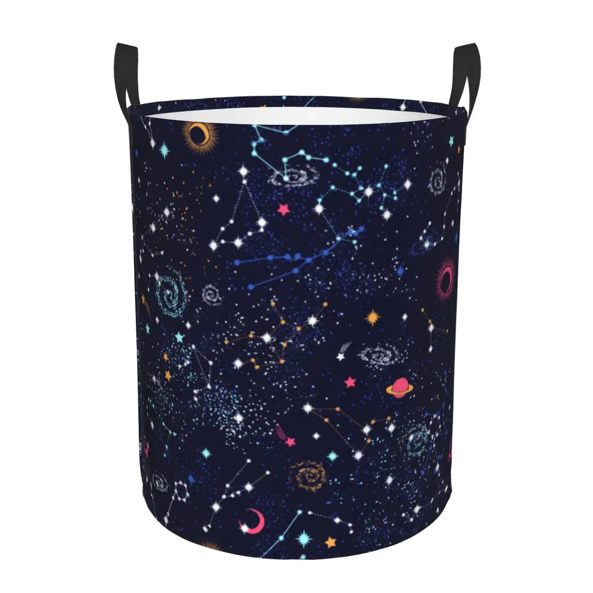 Изготовленная на заказ корзина для белья Space Galaxy Constellations большая хранения одежды