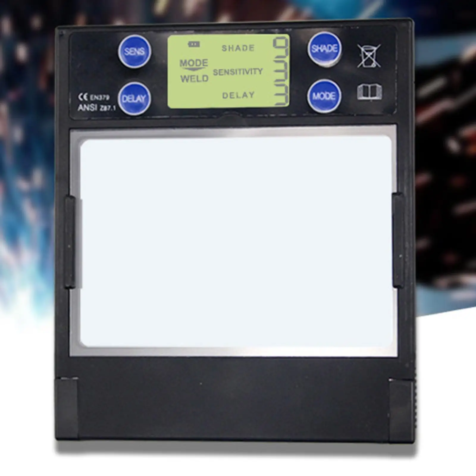 

Automation UV IR Filter Shade 4.49"x5.24" Smart Large Window Solar Welding Helmet Mask Lens Solar Auto Darkening Filter Lens