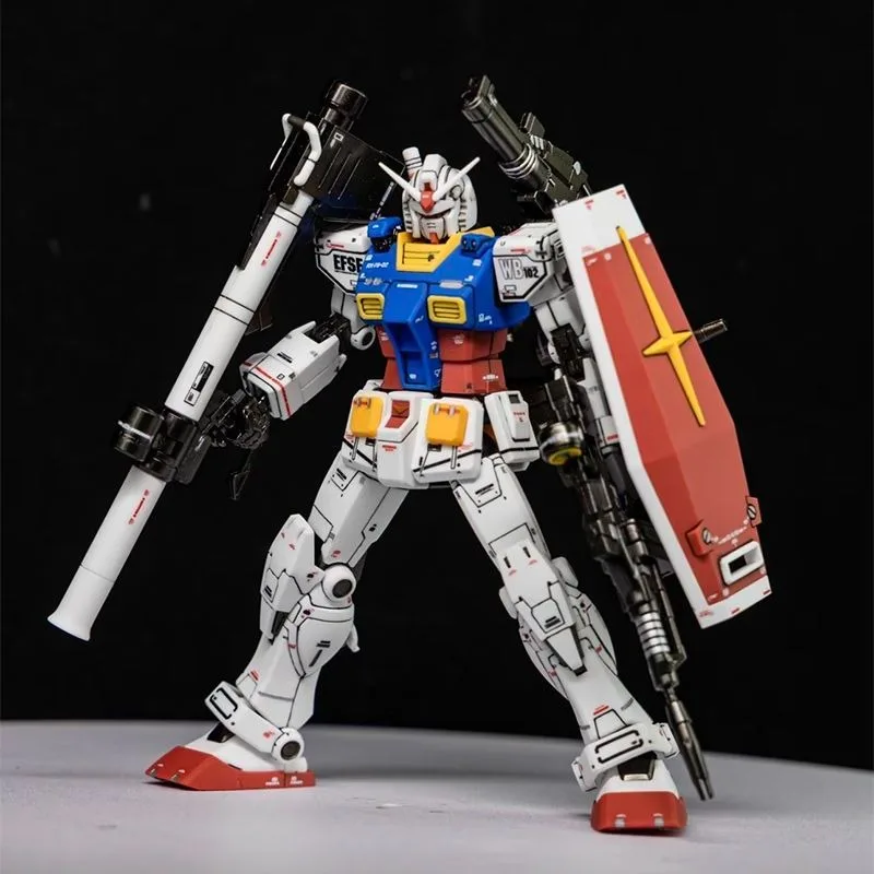 Фото Коллекционная сборная модель Xingdong RX-78-02 Yuanzu HG GTO 1/144, фигурка для декора рабочего стола, с подвижными суставами №1