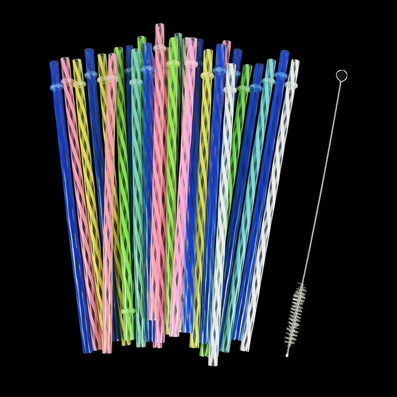 25 шт. разноцветные спиральные полосы жесткая полипропиленовая пластиковая