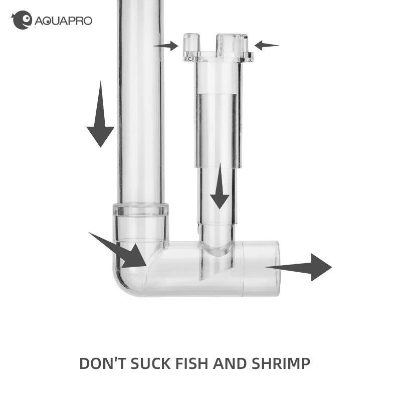 Фото AQUAPRO Lily Pipe Outlet Скиммер Аквариум Аквариум Впускной Выход Выпускные Впускные Трубы Мини Фильтр Для Воды Аксессуары Террариум №2