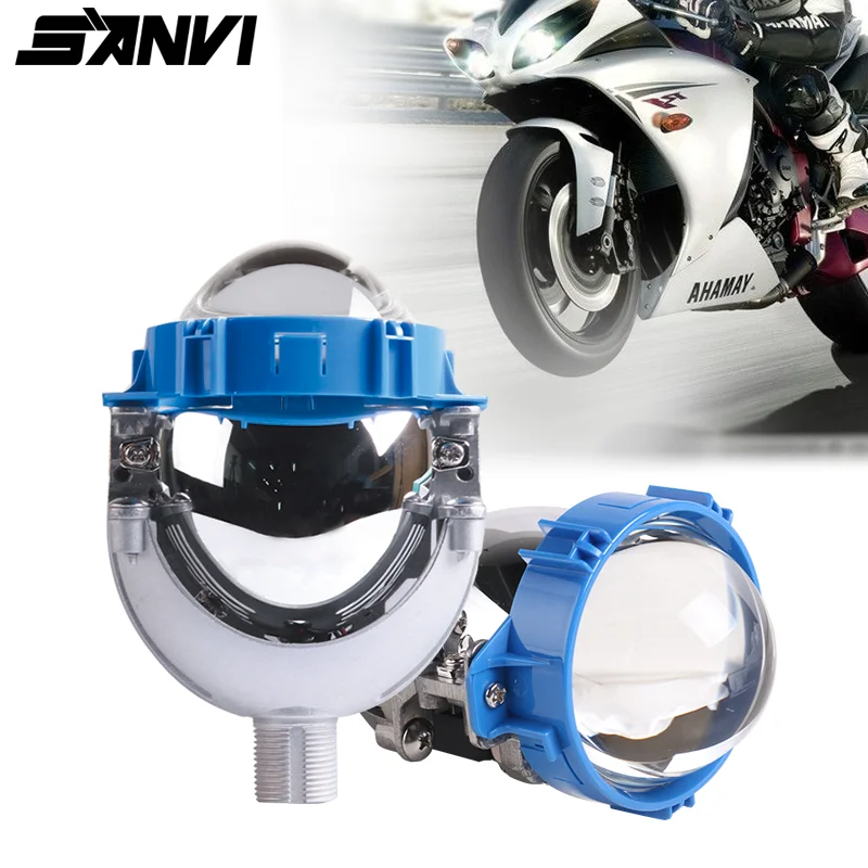 

SANVI H8 Bi LED Projector Lens 3.0 for Motorcycle H4 H7 9005 9006 Car Motorbike Headlight Retrofit Kits