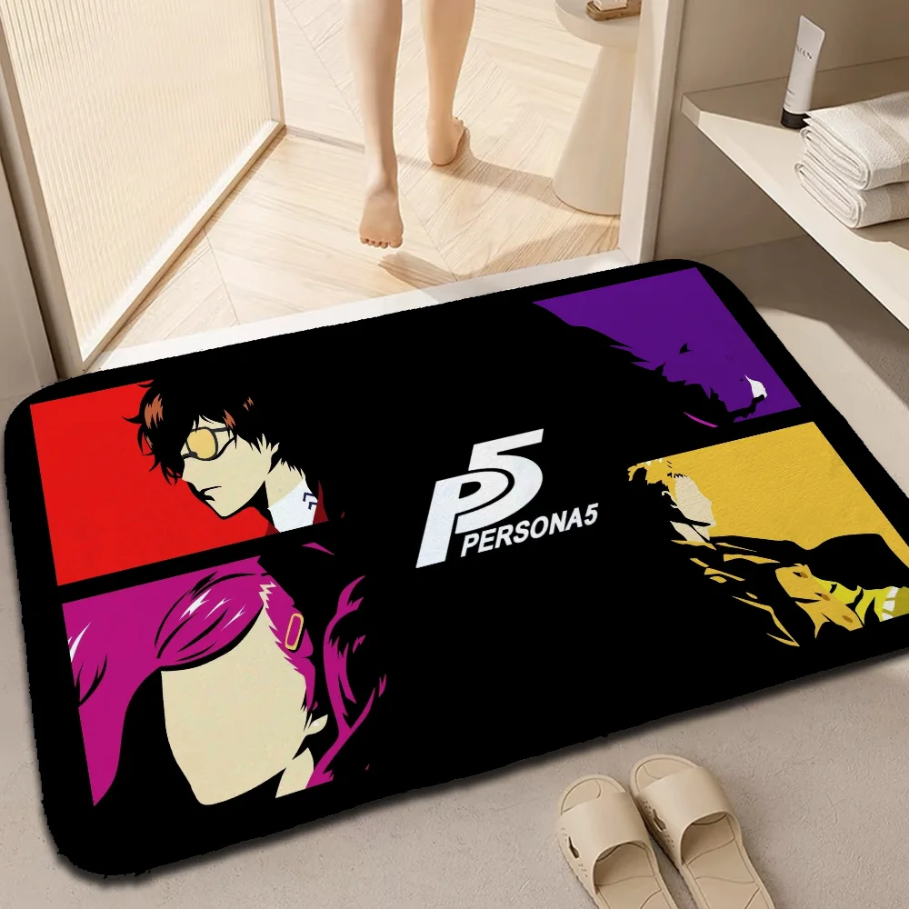 P-persona 5 Комплектов Из Напольных Ковриков — Ковер Для Спальни Кухни Прихожей