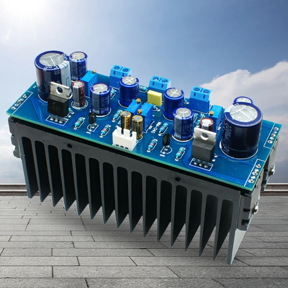 

1969 Class A Heatsinks 2.0 Channel Components Full Range DIY Module High Fidelity Electronic Power Amplifier Board Kit Stable