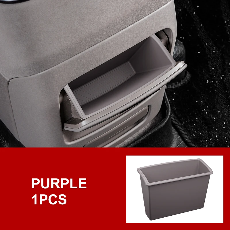 

Для Zeekr 7X 2025 автомобильный центральный контроллер задний подлокотник ящик для хранения автомобильный мусорный бак аксессуары для салона автомобиля