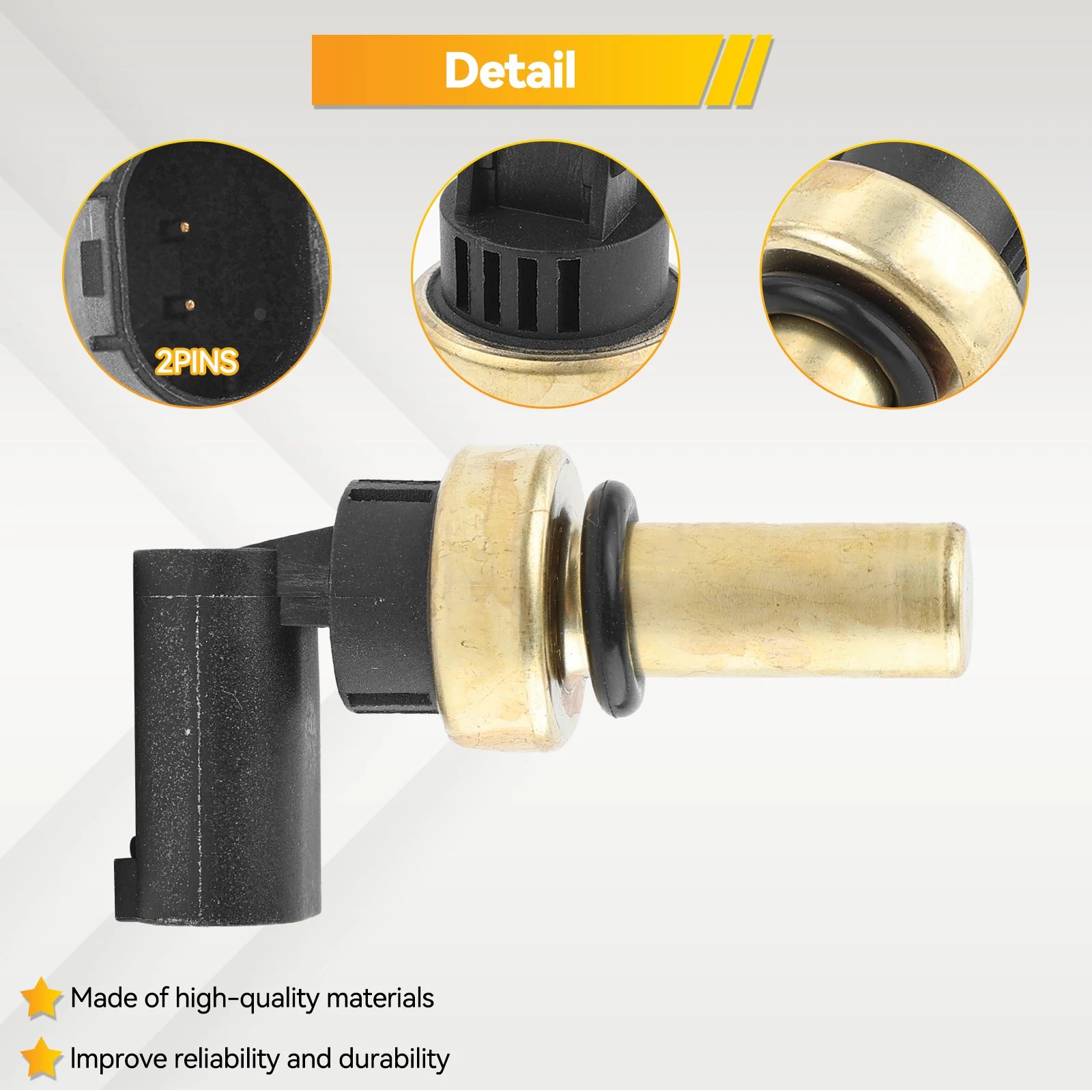 10 шт. датчик температуры охлаждающей жидкости двигателя для Chevrolet Cruze Vauxhall Opel Astra