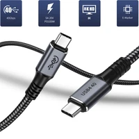 usb 4 cable thunderbolt 3 cable 100w 3 1 fast pd cable e mark 40gbps 8k60hz for macbook pro usb type c charger data cable