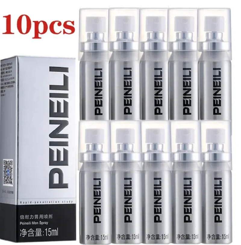 

10PCS Peineili Delay Spray Massage Oil Male Delay for Men Spray Male External Use Anti Premature Ejaculation Prolong 60 Minutes